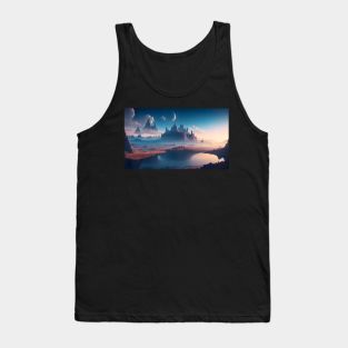 Natural landscape on another planet Tank Top